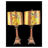 2 DECORATOR LAMPS