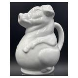 PORCELAIN PIG PITCHER