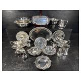 Large LOT OF SILVERPLATE