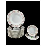 12 PCS OF LIMOGES CHINA