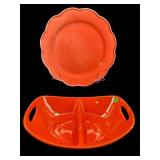 2 PC LOT RACHEL RAY/MARIPOSA ITALY SERVING PIECES