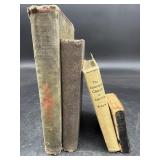 4 PC LOT OF BIBLICAL BOOKS