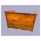 19TH CENT. PINE GRAIN BIN