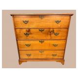 18TH CENT. MAPLE MULE CHEST