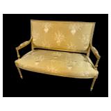 GOLD DECORATED LOUIS XV STYLE SETTEE