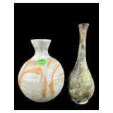 2 PC VASE LOT