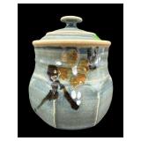 STUDIO ART POTTERY SIGNED COFFEE JAR