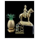 3 PC LOT OF SINGLE BOOKENDS