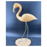 HAND CRAFTED FLAMINGO