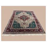 12FT 7IN X 9FT 1IN HANDMADE TURKISH HARKI RUG
