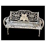 CAST ALUMIUNUM GARDEN BENCH