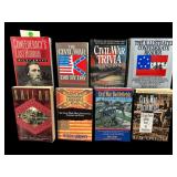 LOT OF 8 CIVIL WAR AND CONFEDERATE BOOKS