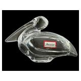BACCARAT CRYSTAL PELICAN FIGURINE