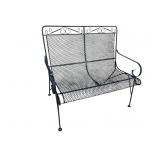 WROUGHT IRON SETTEE