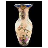 HAND PAINTED ORIENTAL PORCELAIN VASE