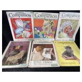 LOT OF 6 WOMANS HOME COMPANION MAGAZINES