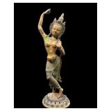 HANDCRAFTED BRASS DANCING SCULPTURE