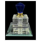 AYA BLU CRYSTAL PERFUME BOTTLE