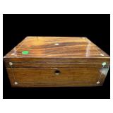 19TH CENTURY MOTHER OF PEARL INLAID DOCUMENT BOX