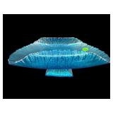 NORTHWOOD BLUE IRIDESCENT STRETCH GLASS TREE OF