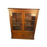 WALNUT 2 DOOR BOOKCASE