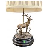 BRONZE STAG LAMP