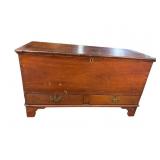 EARLY 19TH CENTURY ALL DOVETAILED 2 DRAWER