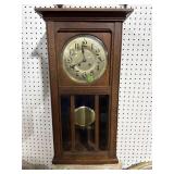 OAK EUROPEAN HANGING CLOCK