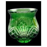 GODINGER GREEN CUT TO CLEAR VOTIVE