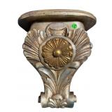 ORNATE PAINTED CORBEL WALL SHELF
