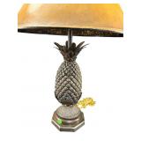 THEODORE ALEXANDER BRONZE PINEAPPLE LAMP