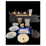LARGE LOT OF MISC PORCELAIN AND CRYSTAL
