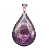 SAN MIGUEL SPANISH PURPLE OPTIC GLASS VASE