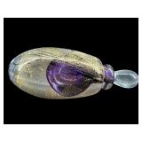 ROGER GANDELMAN 1988 ART GLASS LAYING PERFUME