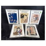 LOT OF 5 HOKUSAI PAINTING BOOKS