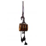 ANTIQUE PULLY CHANDELIER