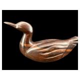 HAND CARVED WOODEN DUCK DECOY