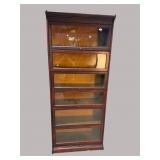GUNN FURNITURE 6 STACK MAHOGANY BOOKCASE