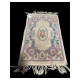 CHINESE AUBUSSON THROW RUG