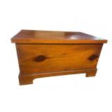 PINE DOVETAILED BLANKET BOX