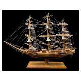 SPANISH WOODEN MODEL CLIPPER SHIP