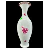 LARGE HEREND CHINESE BOUQUET RASPBERRY PORCELAIN