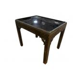 CHINESE CHIPPENDALE 19TH CENTURY CHINOISORIE TABLE