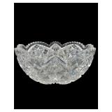 ANTIQUE ABP CUT CRYSTAL BOWL
