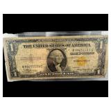 1935 A $1 EMERGENCY ISSUE GOLD SEAL NOTE