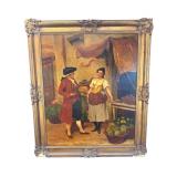 SIGNED PAUL DE POMMERAC 19th CENTURY PAINTING