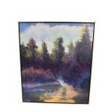 BLUE SKY PRINT ON CANVAS