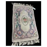 CHINESE AUBUSSON THROW RUG