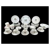 50 PC LOT OF HAVILAND AND CO LIMOGES PORCELAIN