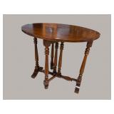 SOLID MAHOGANY TUCK AWAY TABLE